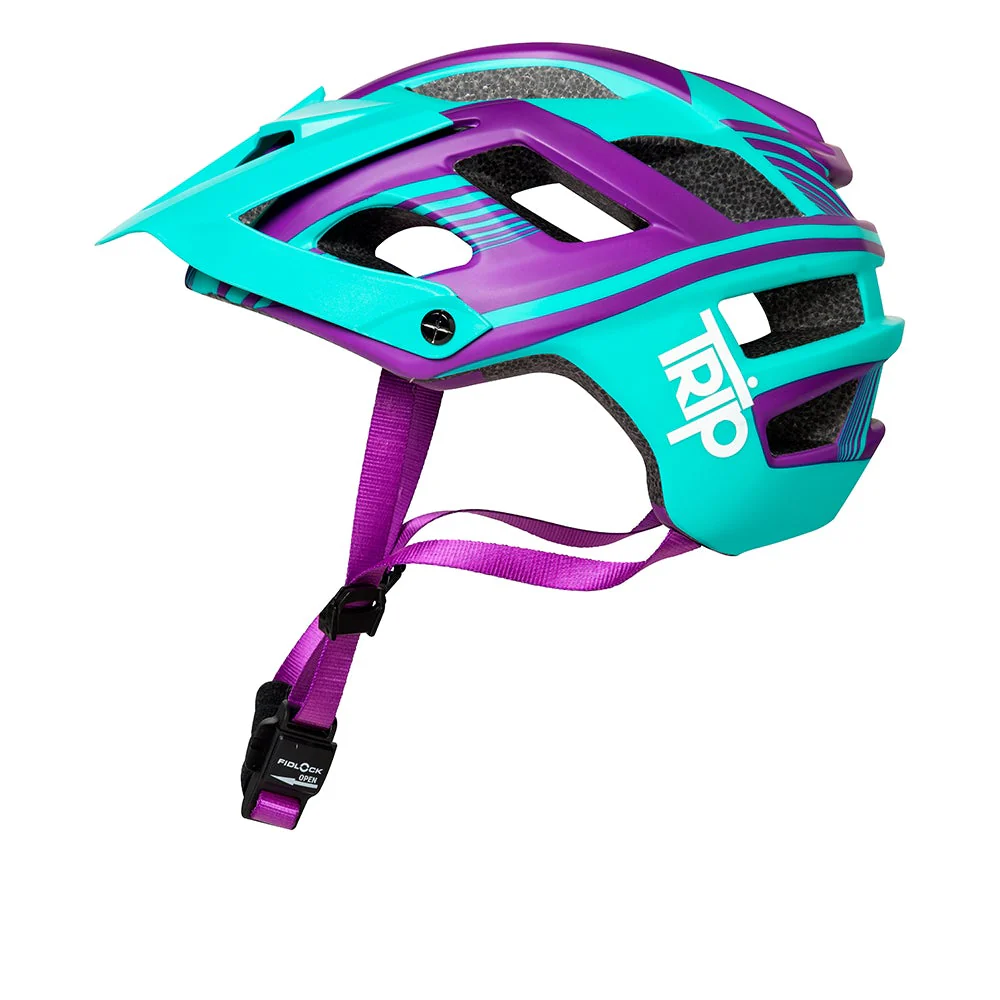 Casco Enduro Azul/Morado - Image 3