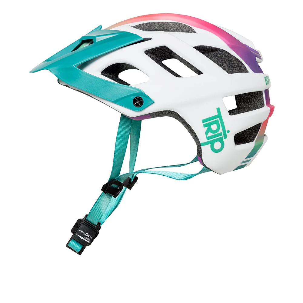 Casco Enduro Blanco/Turquesa - Image 3