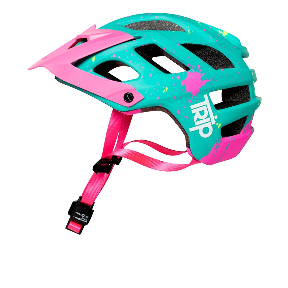 Casco Enduro Euphoria Azul/Rosado - Image 3
