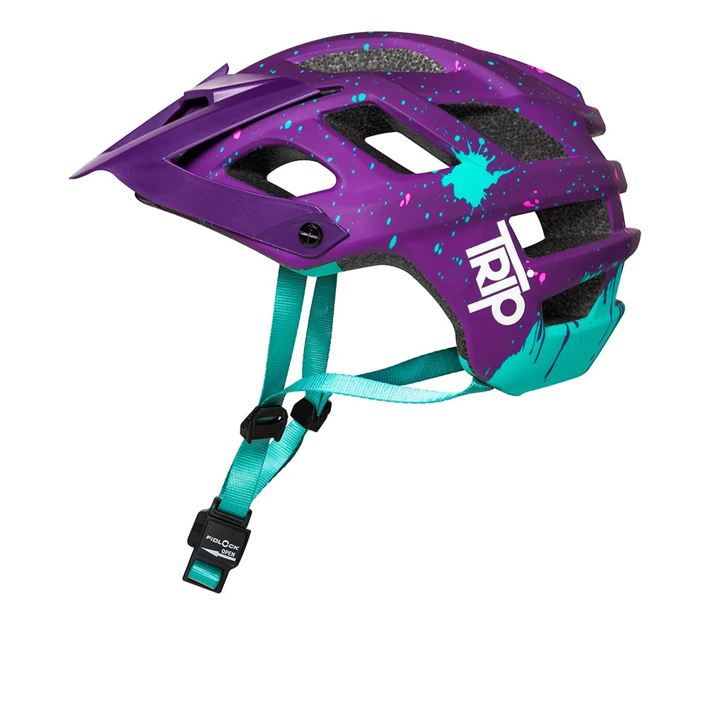 Casco Enduro Euphoria Morado/Azul - Image 3