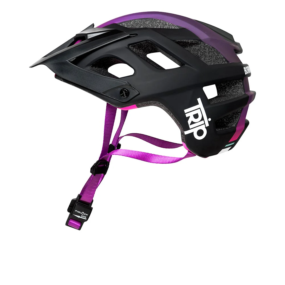 Casco Enduro Negro/Morado - Image 3