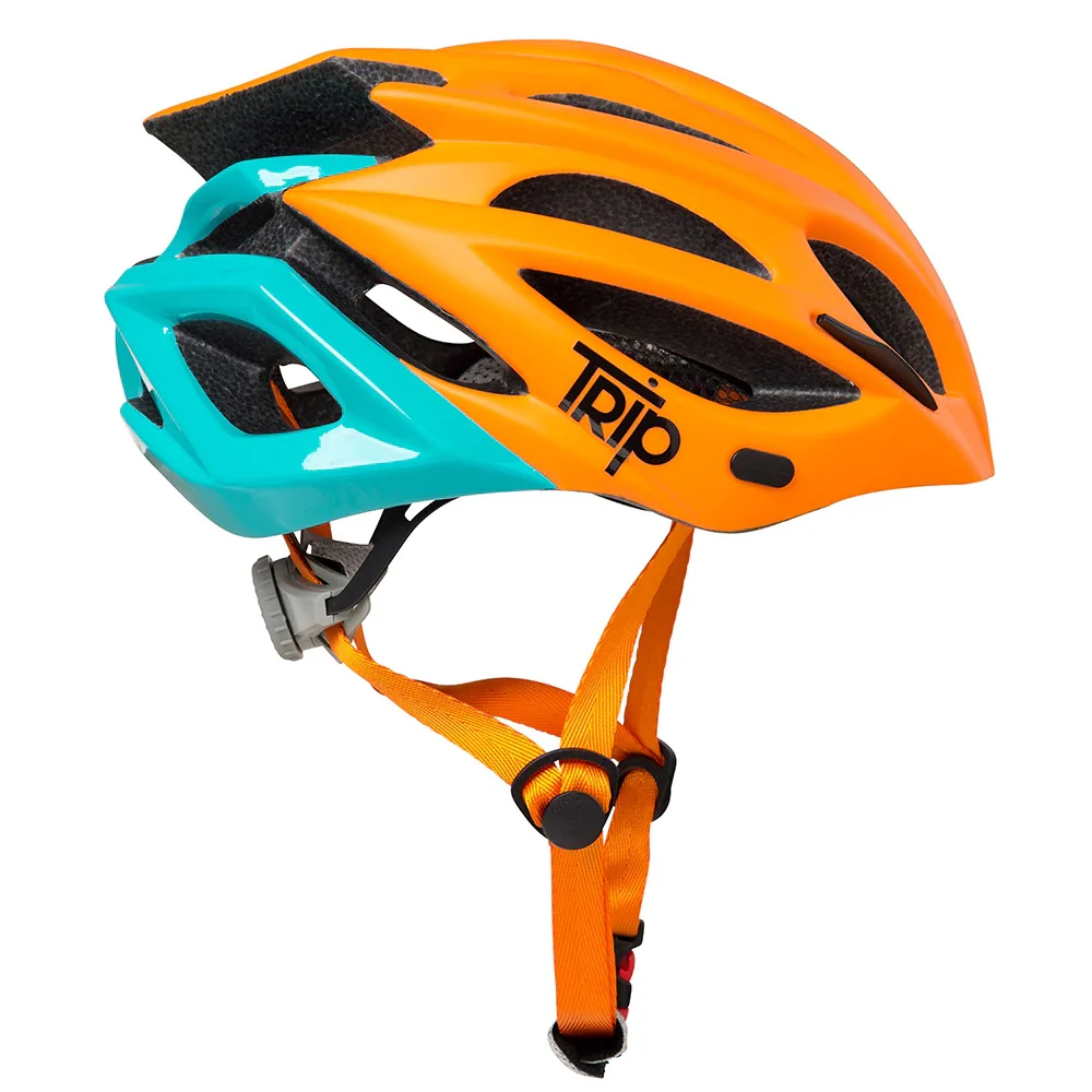 Casco Mountain Bike Delirium Naranjo/Azul - Image 3
