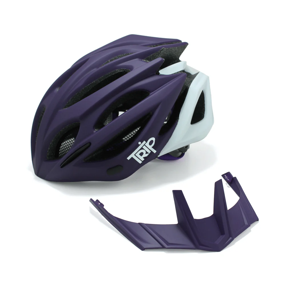 Casco Mountain Bike Morado/Blanco - Image 5