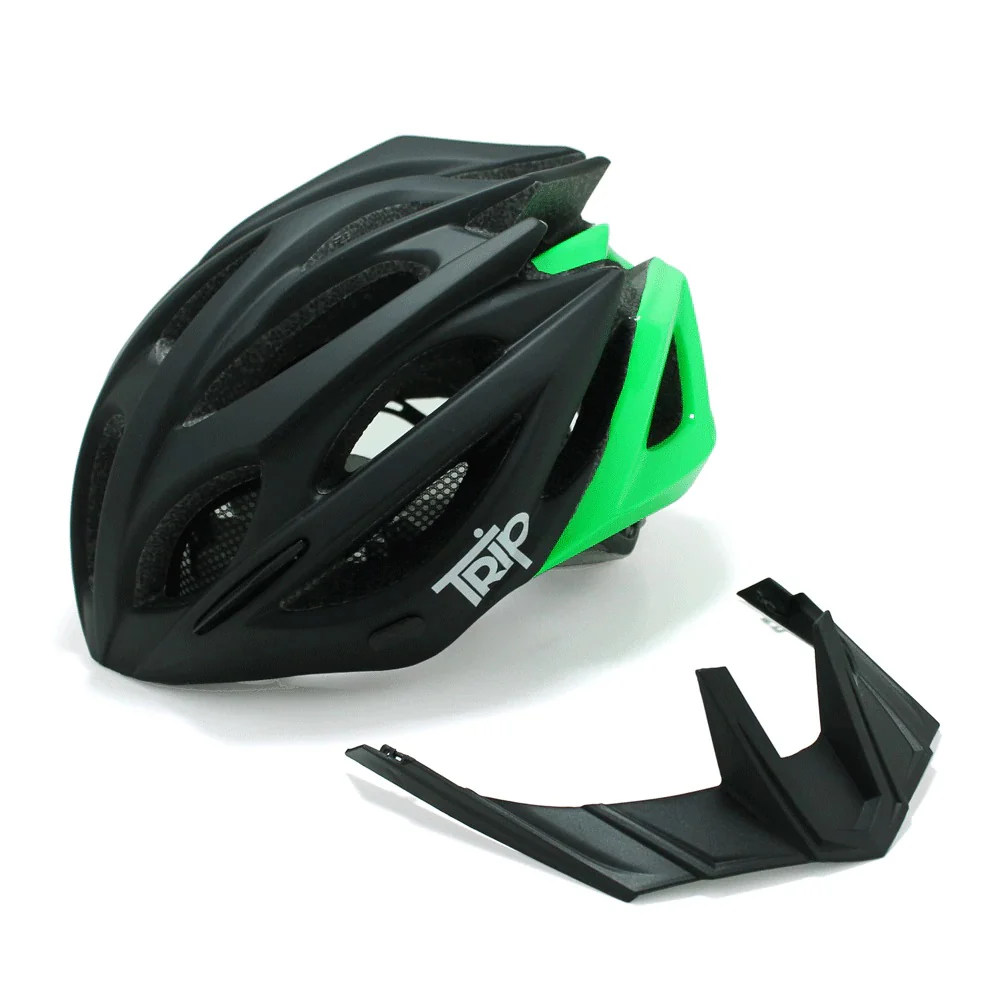 Casco Mountain Bike Negro/Verde - Image 4